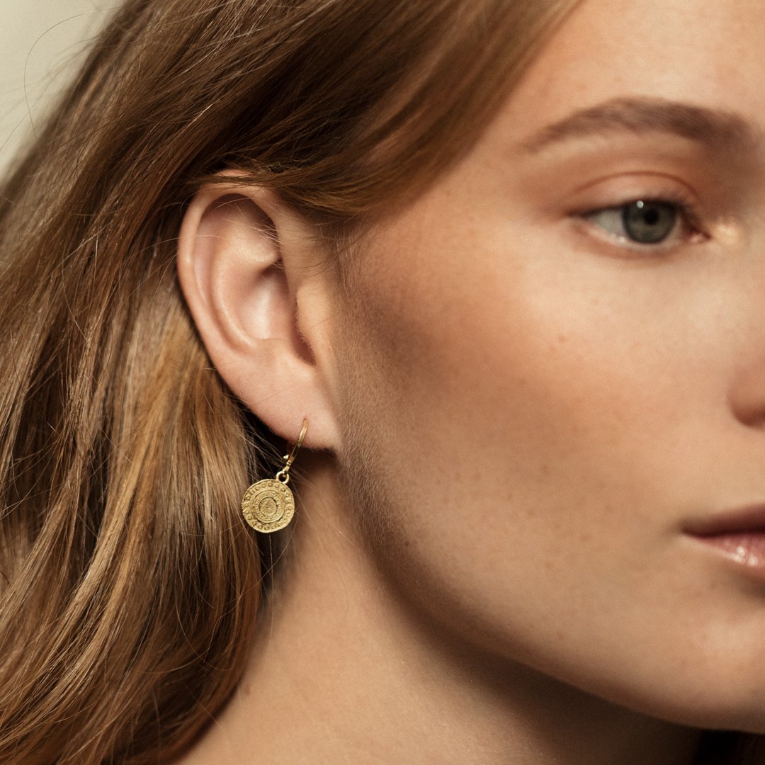 Alba Earrings | 24k Gold | Agape Studio Jewelry 