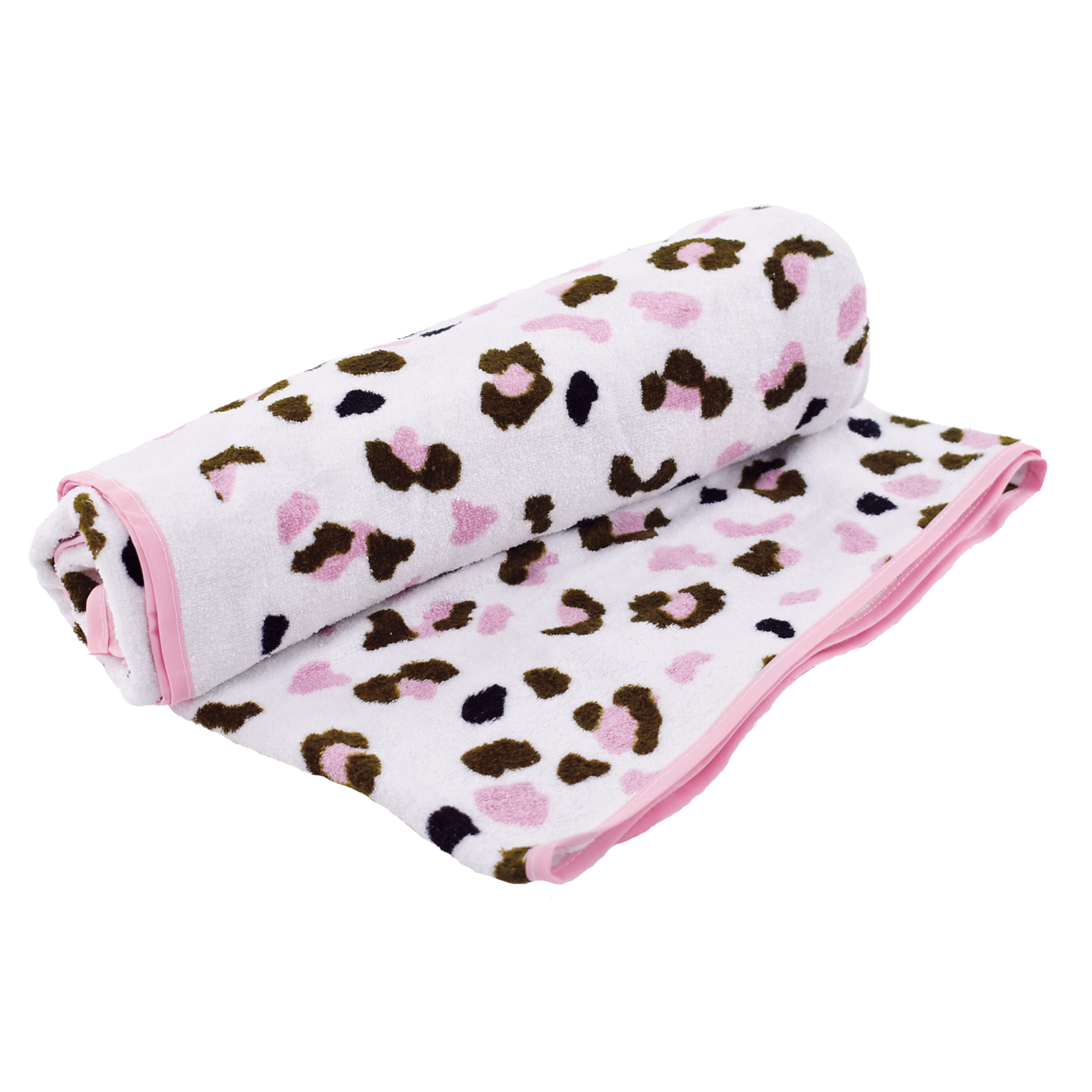 Beach towel for children in Leopard pattern 135 x 65 cm