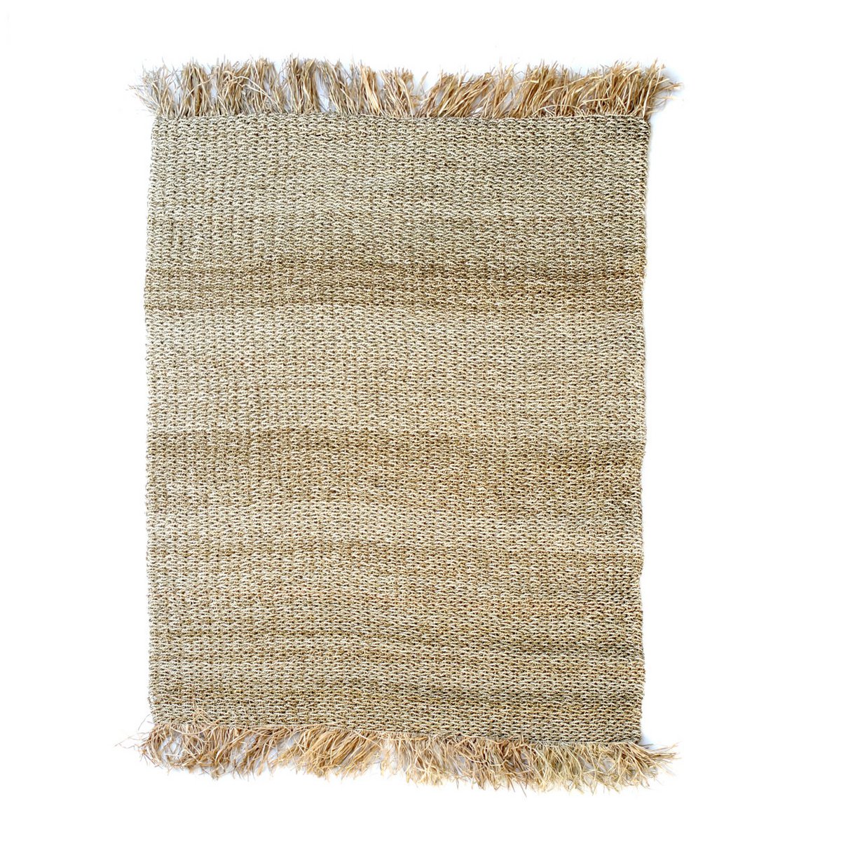 Teppich mit Fransen aus Naturmaterial – 180x240 cm