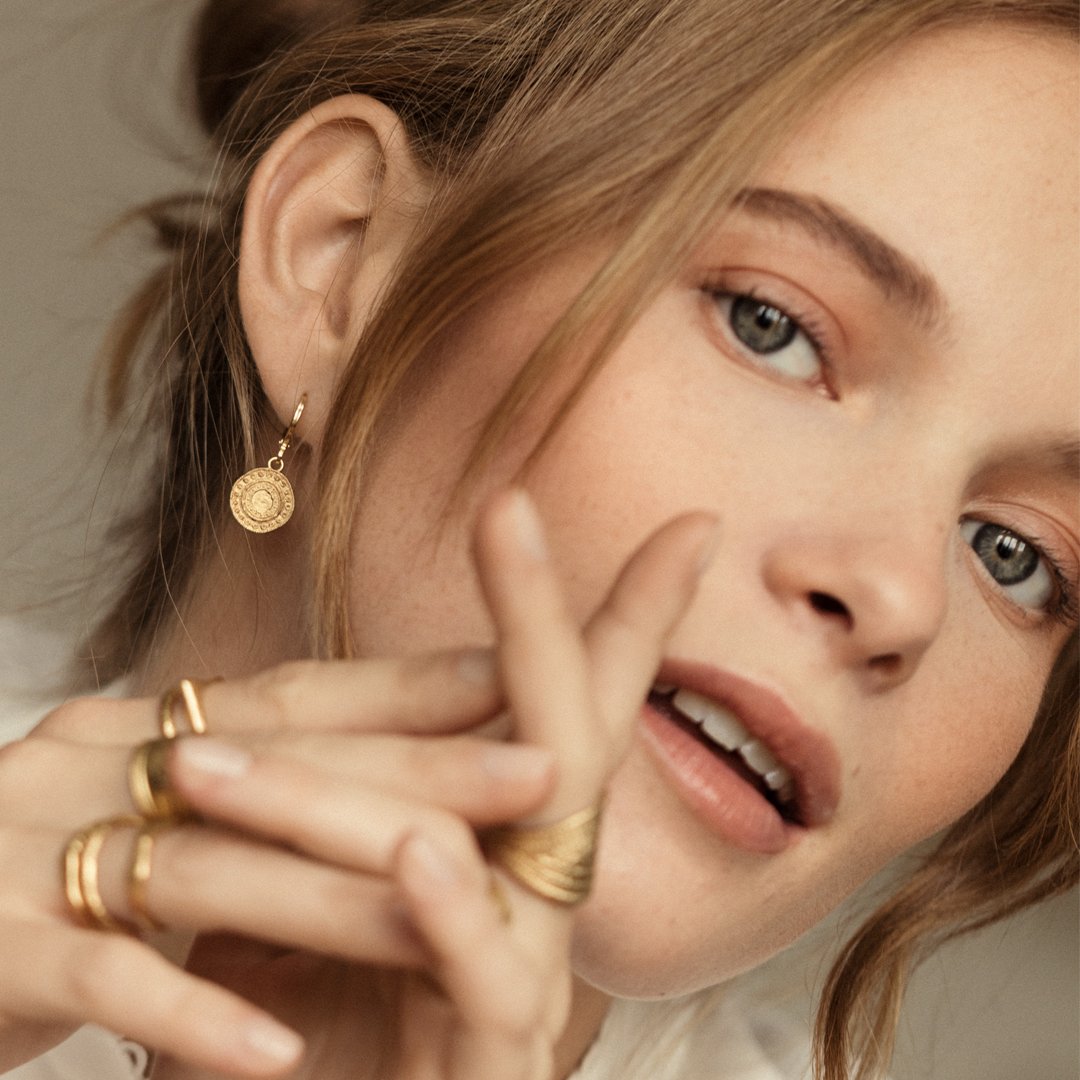 Alba Earrings | 24k Gold | Agape Studio Jewelry