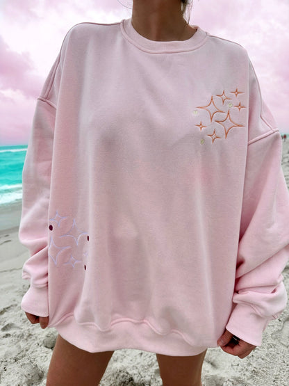 Sunset Rays Sweatshirt, Sunkissed Coconut