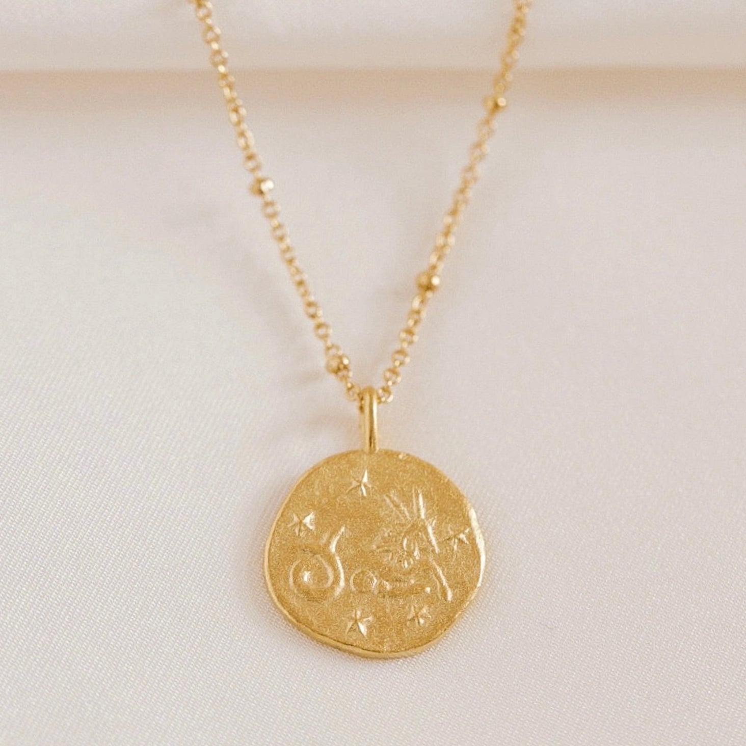 Zodiac Necklace | 24k Gold | Agape Studio Jewelry 