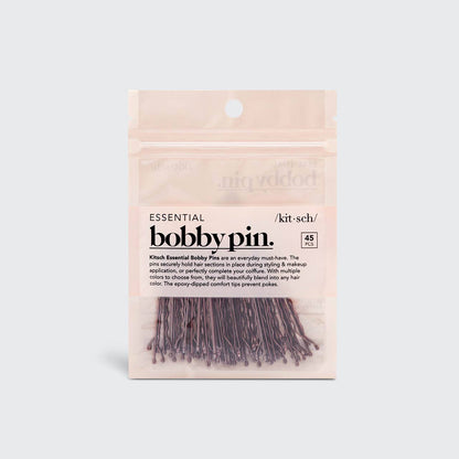 KITSCH | Bobby Pins – 45-pack (brun)