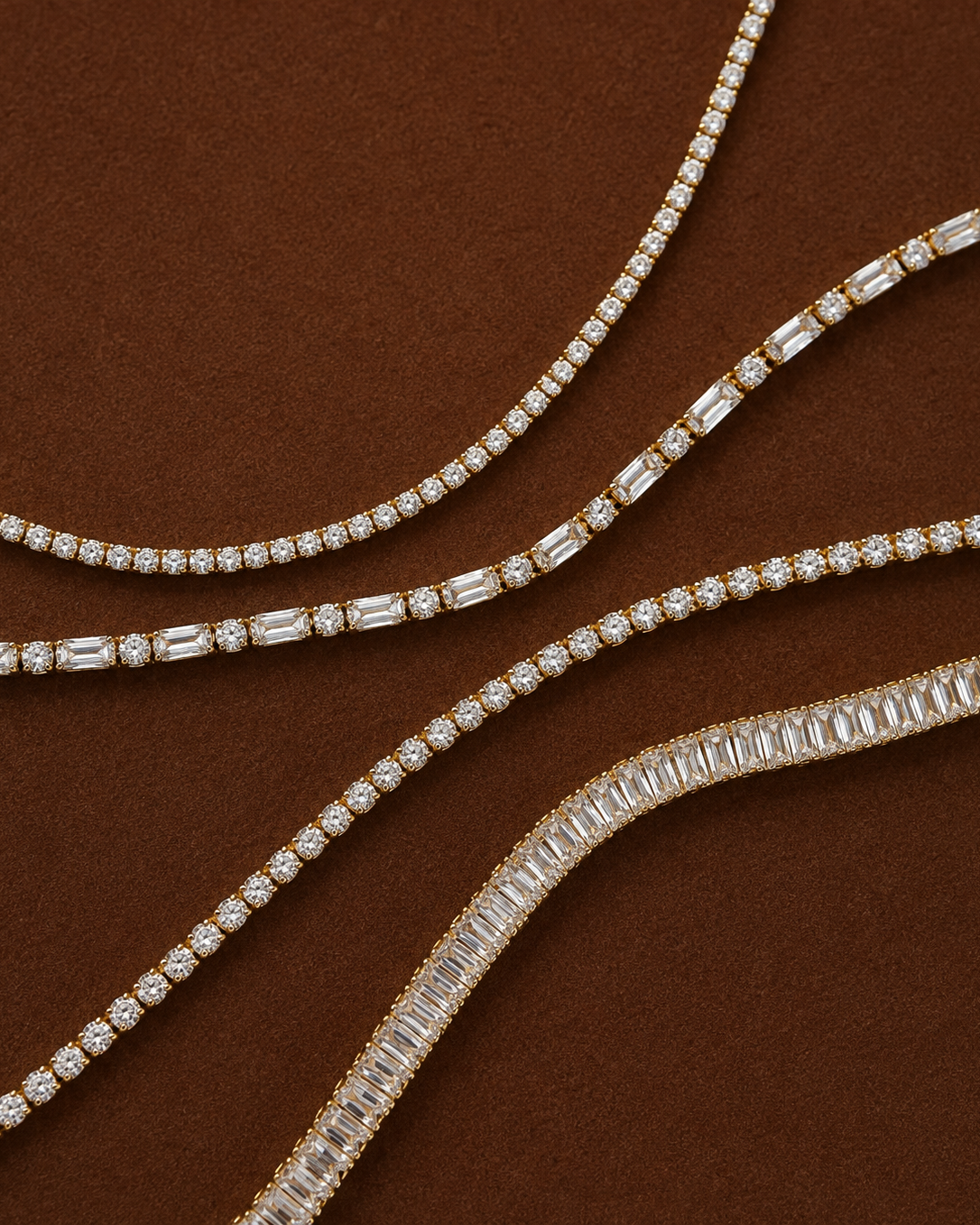 Oraya Tennis Bracelet – Gold Plated