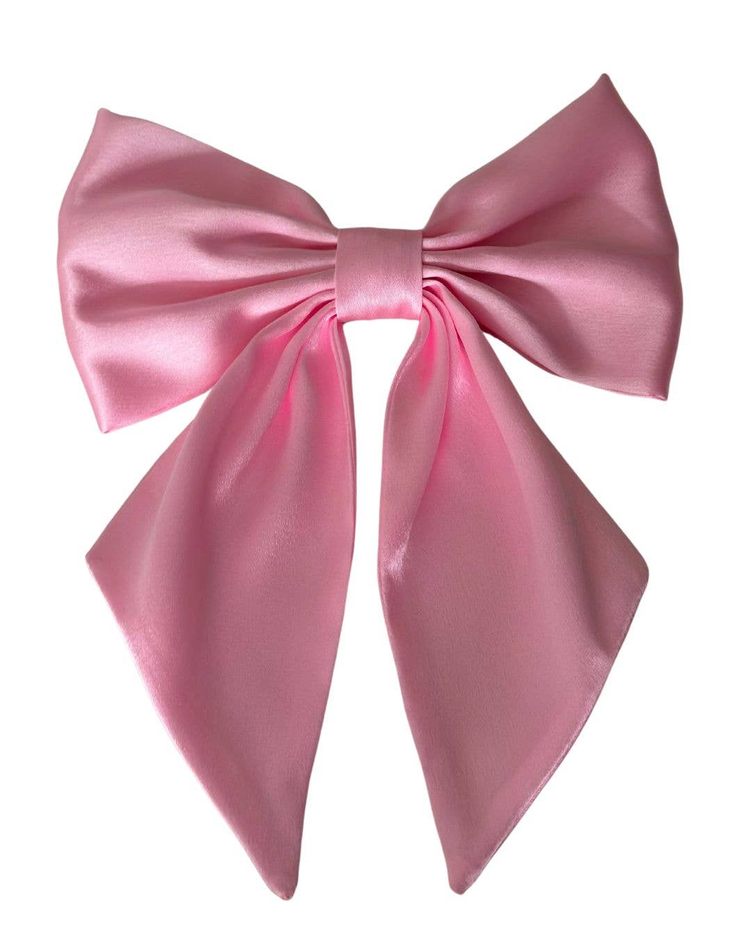 Große pinke Haarschleife