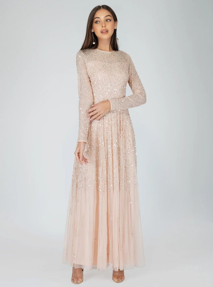 Sila Maxi Dress - Blush Pink