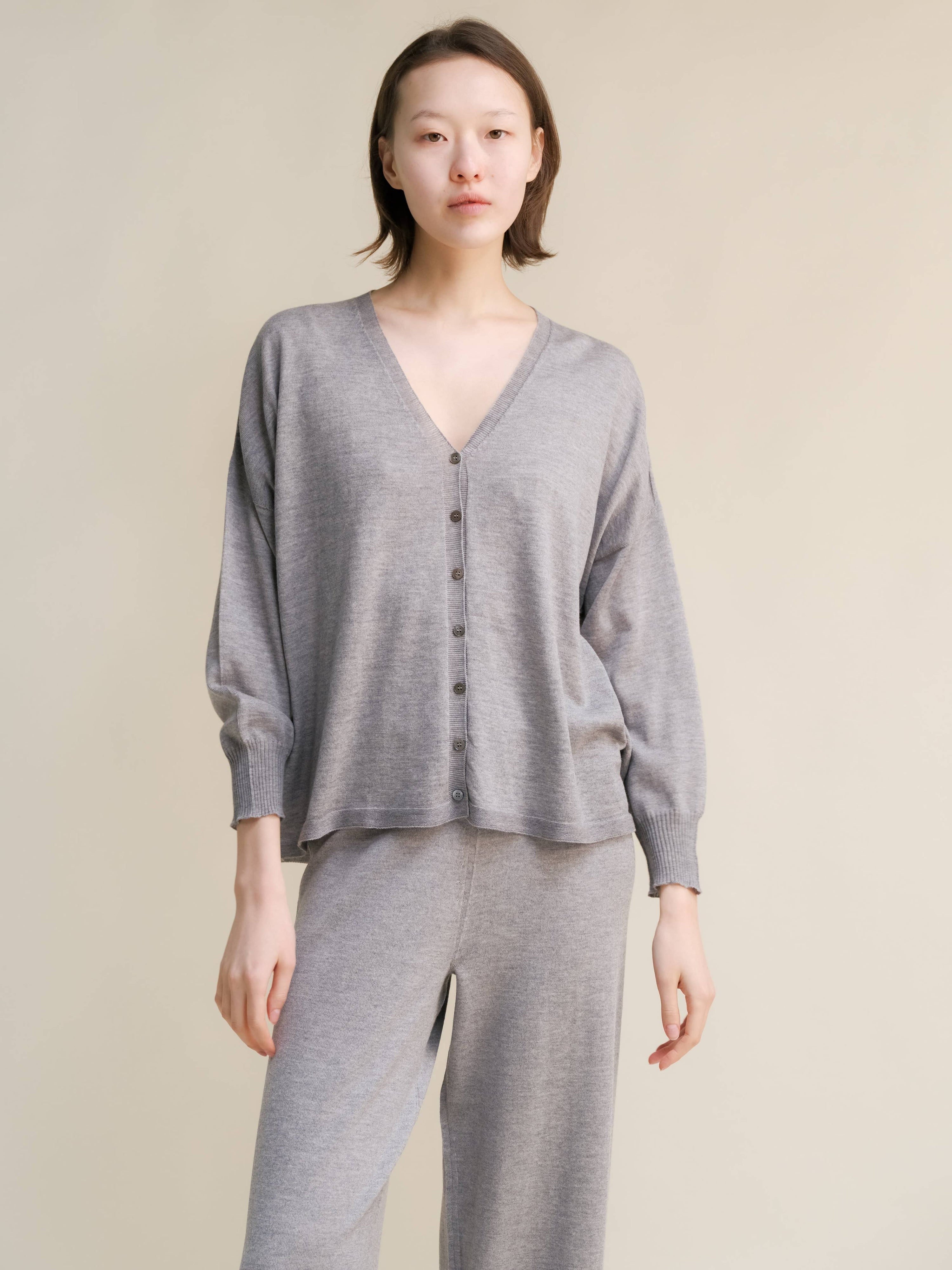 Extra Fine Merino Wool Cardigan