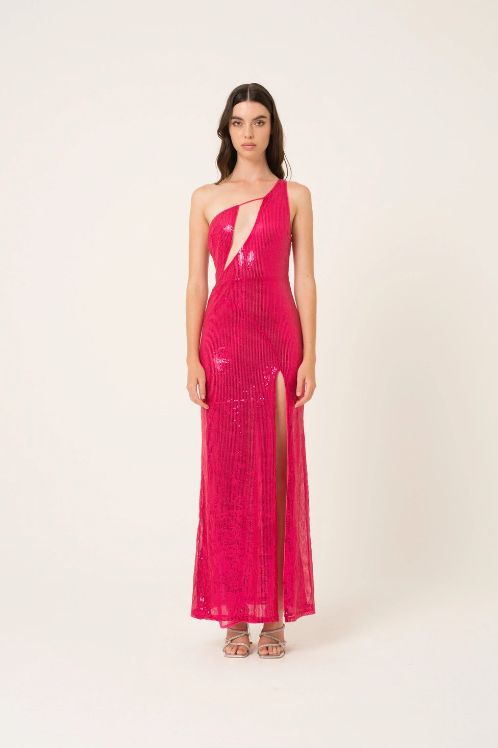 Fevan Asymmetric Maxi Dress, AmyLynn 