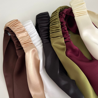 Silk Headband – Vanilla