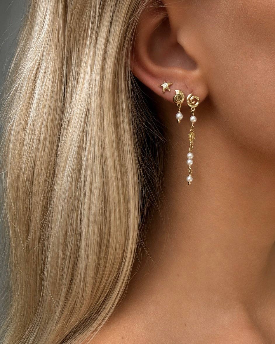 Cayman Earrings – Gold Plated