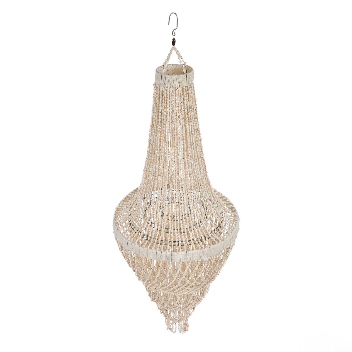 Ocean Tower Muschellampe (80 cm) – Luxuriöser Kronleuchter | Bazar Bizar