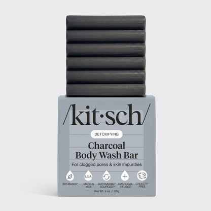 Kitsch Detoxifying Solid Body Wash – Charcoal 113 g
