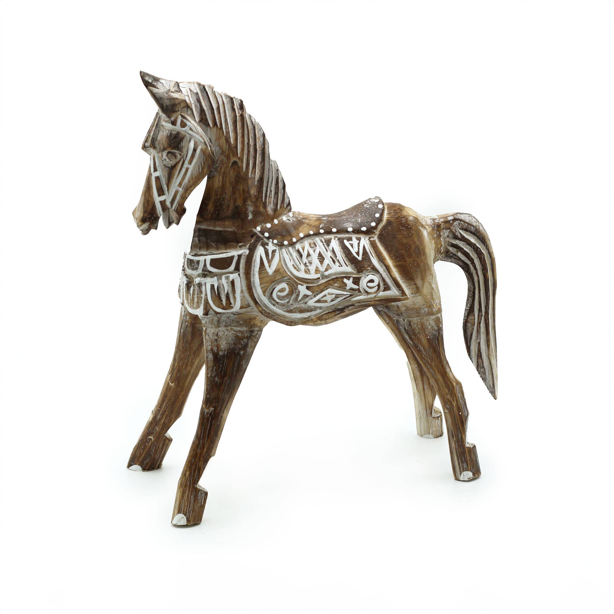 Antikes Bali-Pferd | Mittel 25cm