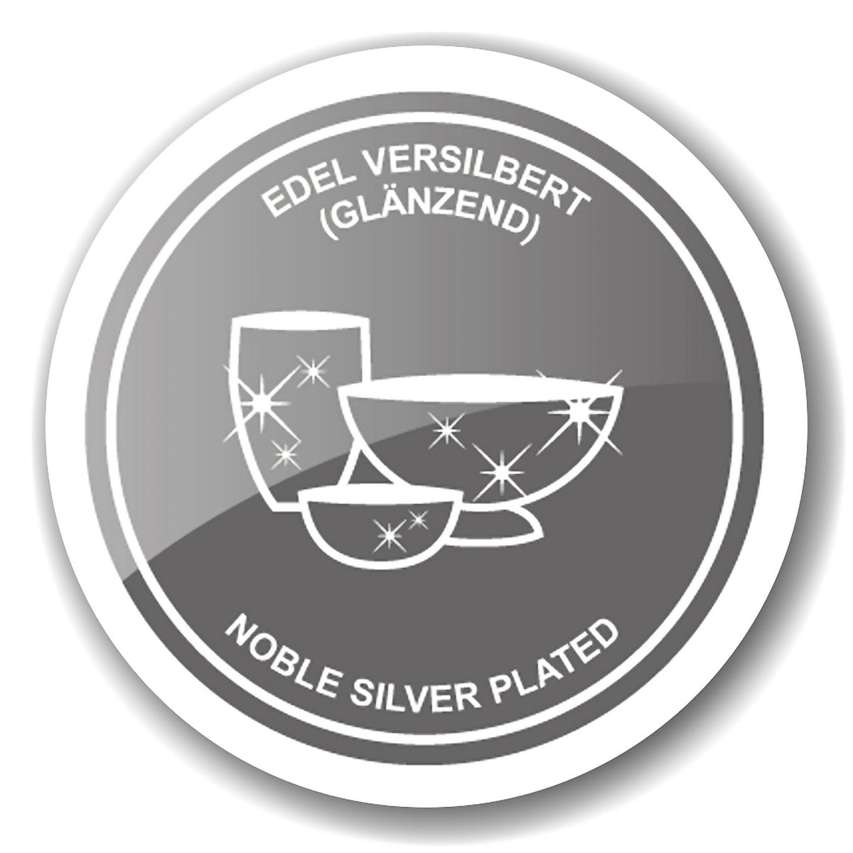 Versilbertes Torten-Set mit Tortenheber &amp; Messer | EDZARD