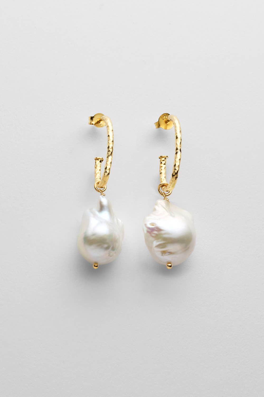 Chloé Perlenohrringe | Barockperlen | Vergoldetes 925er Silber