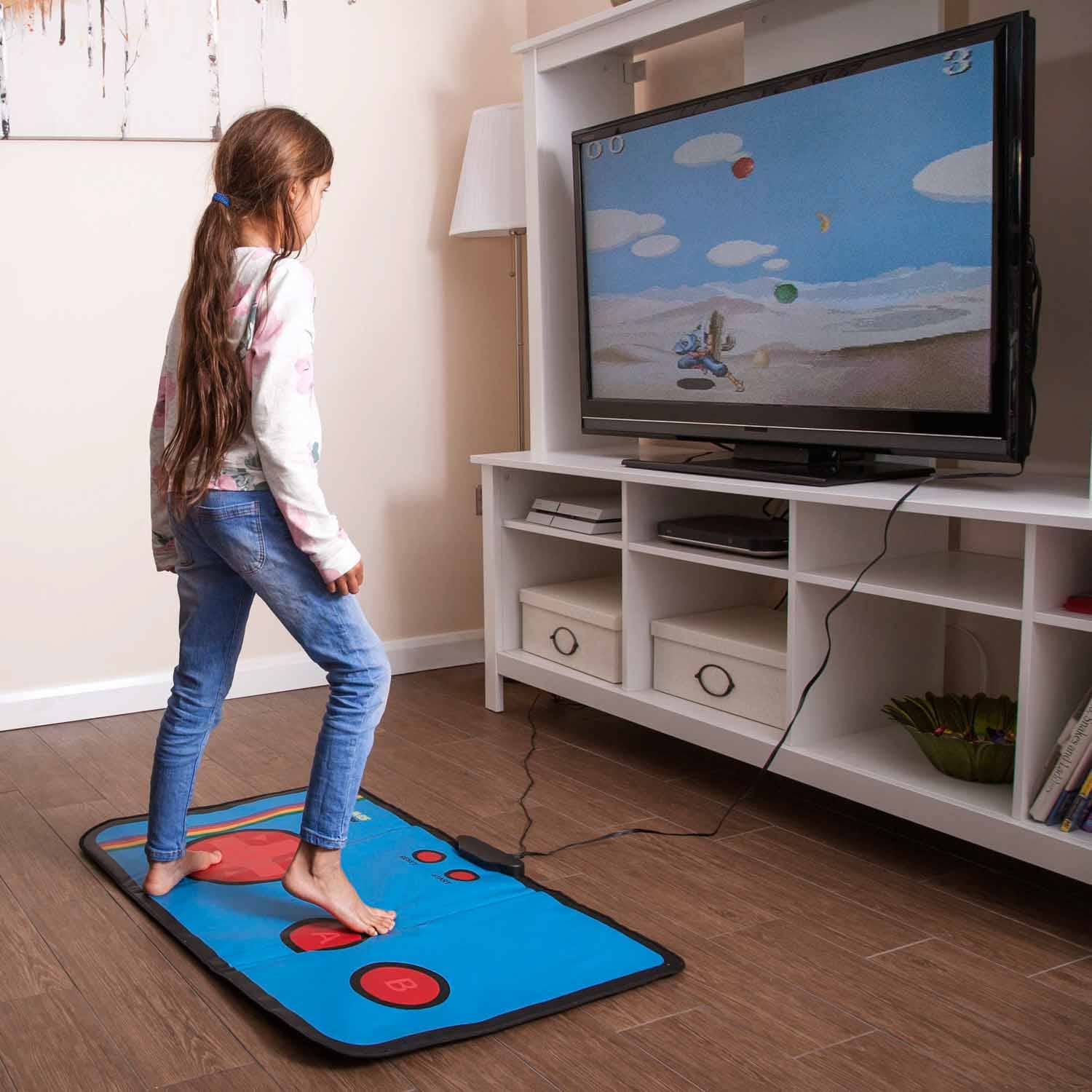 Retro-Spielmatte mit 200 integrierten 8-Bit-Spielen – für TV (AV-Anschluss)