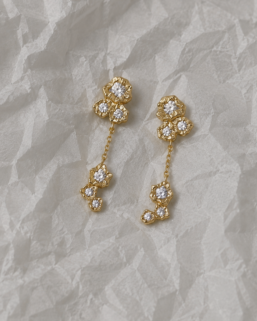 Elara Earrings – Gold Plated | Nava Copenhagen