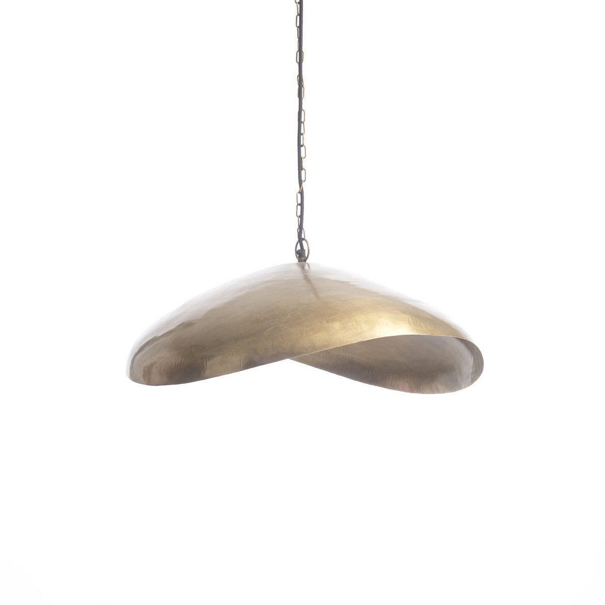 Fortune Cookie – Pendelleuchte aus Messing (Groß)