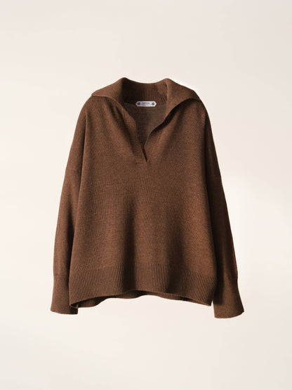 Wool &amp; Cashmere Polo Sweater