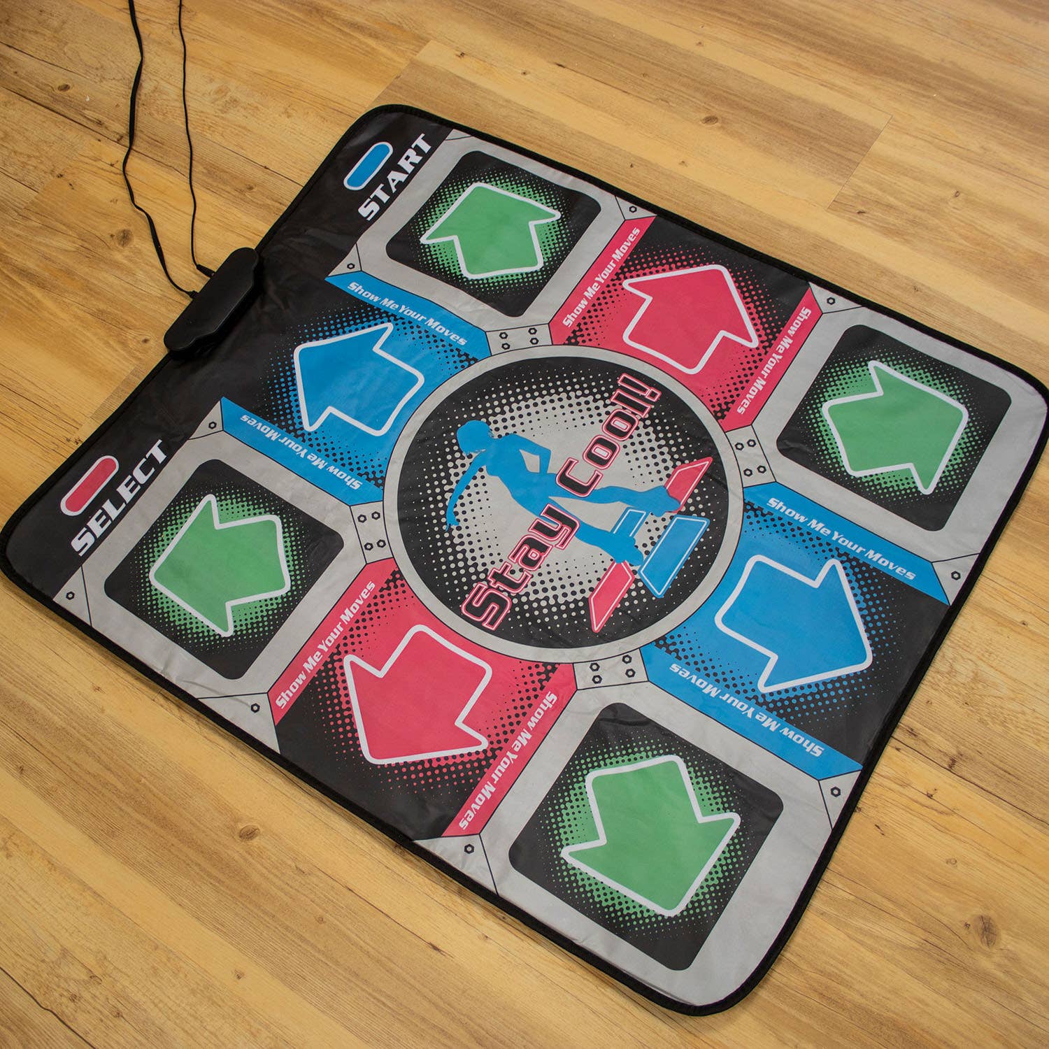 Tapis de danse rétro – pour TV (connexion AV)