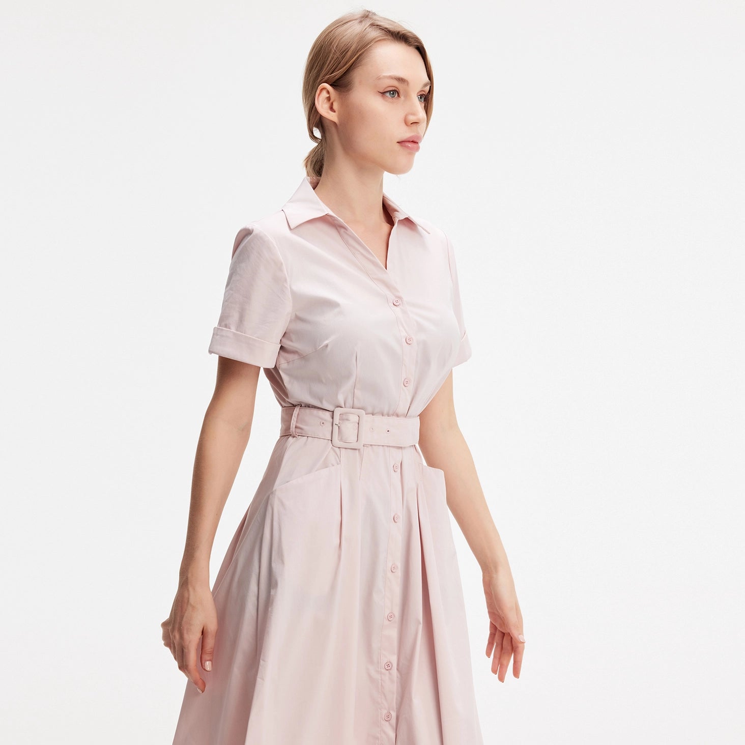 Ausgestelltes Hemdblusenkleid von Smart&amp;Joy