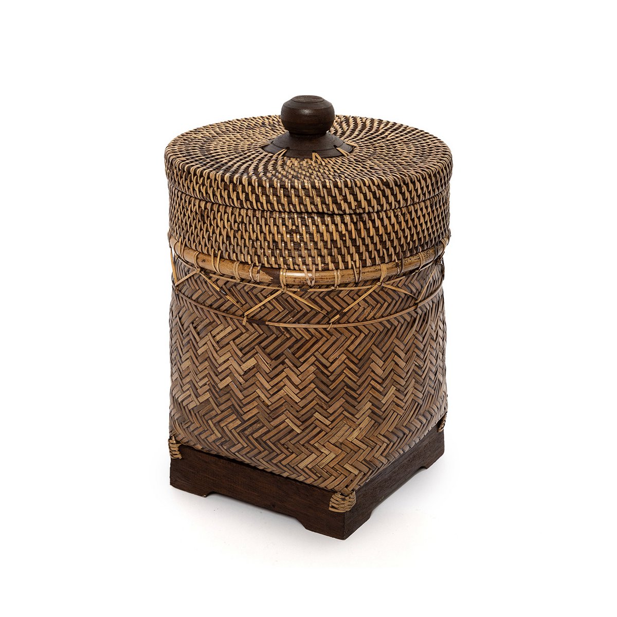 The Bathroom Bin Basket - Natural Brown