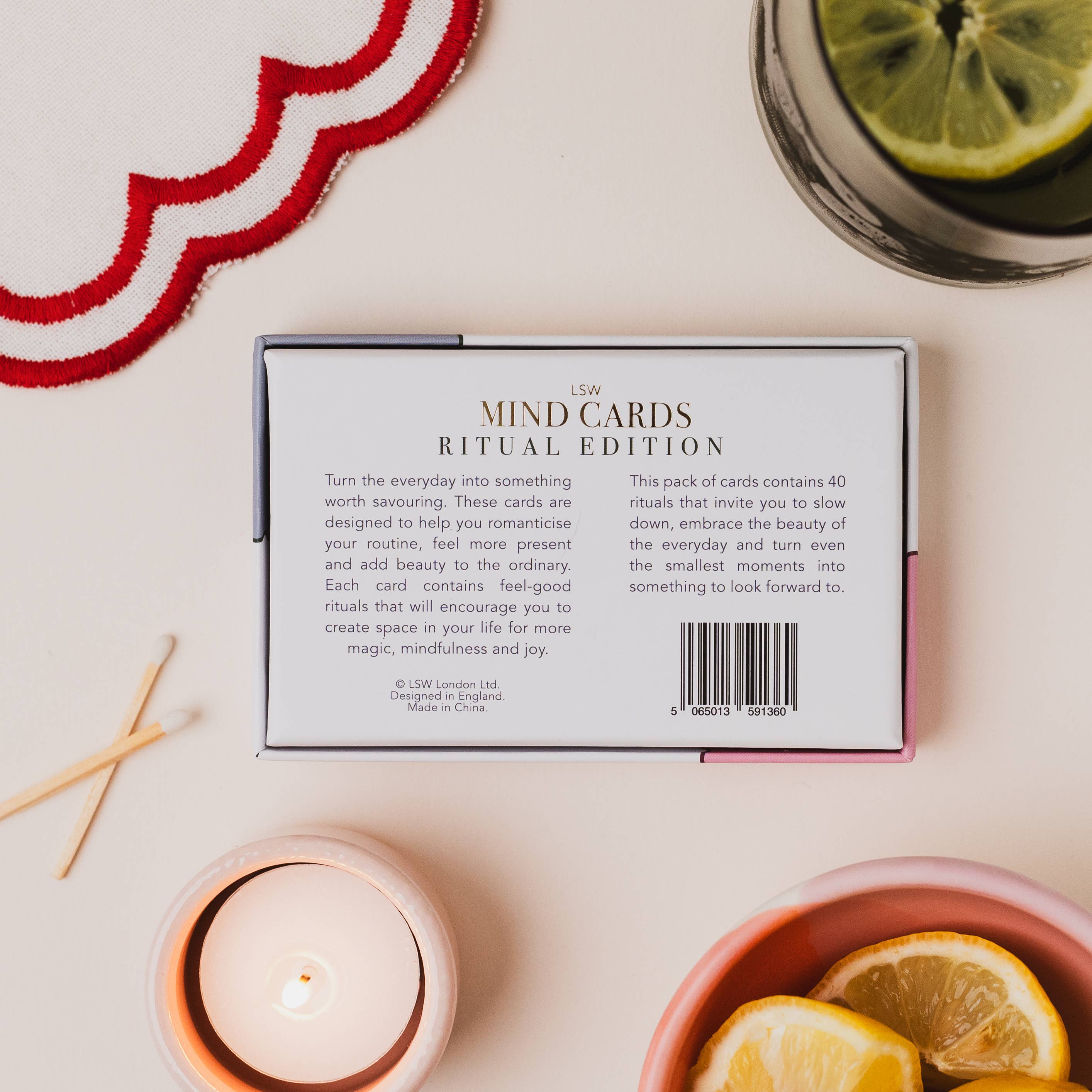 Mind Cards: Ritual Edition – 40 kort för mindfulness &amp; vardagsritualer