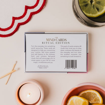 Mind Cards: Ritual Edition – 40 kort för mindfulness &amp; vardagsritualer