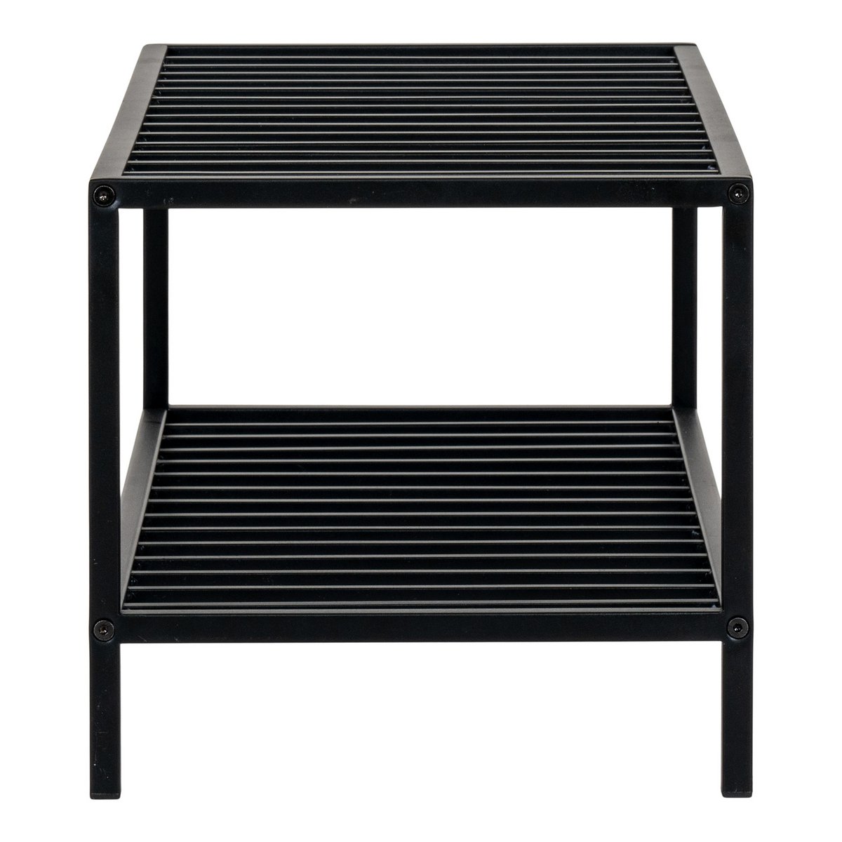 Vita Shoe Rack | Skohylla i svart metall, 79x34x32cm