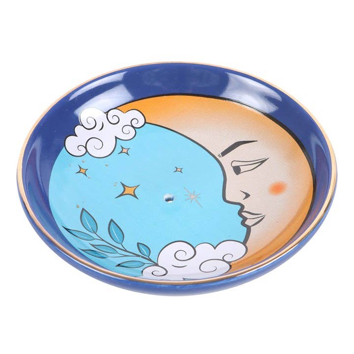Porte-encens – La Lune | Céramique Bleue