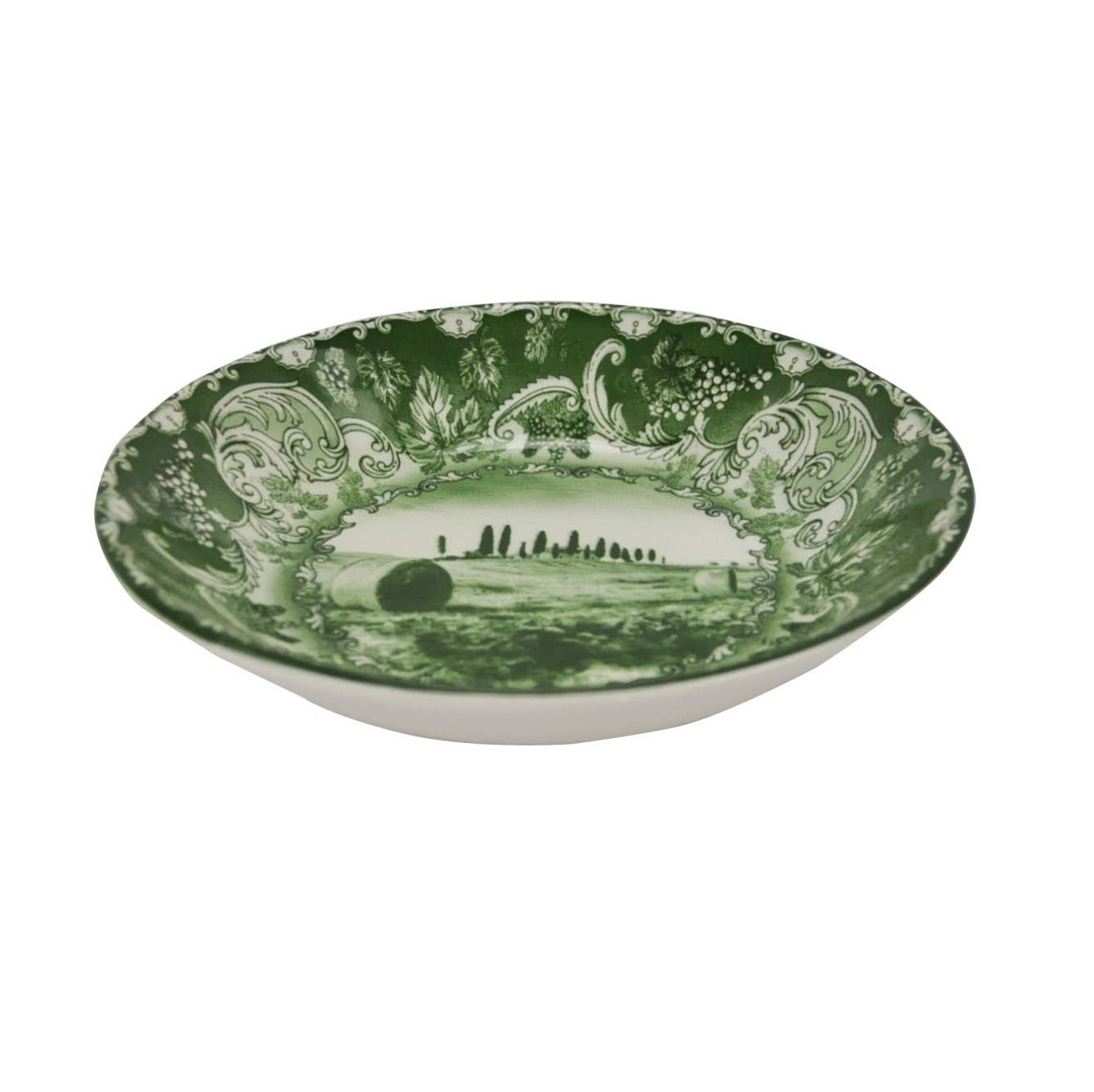 Bolgheri Pasta- &amp; Pilzteller 21 cm aus italienischer Keramik