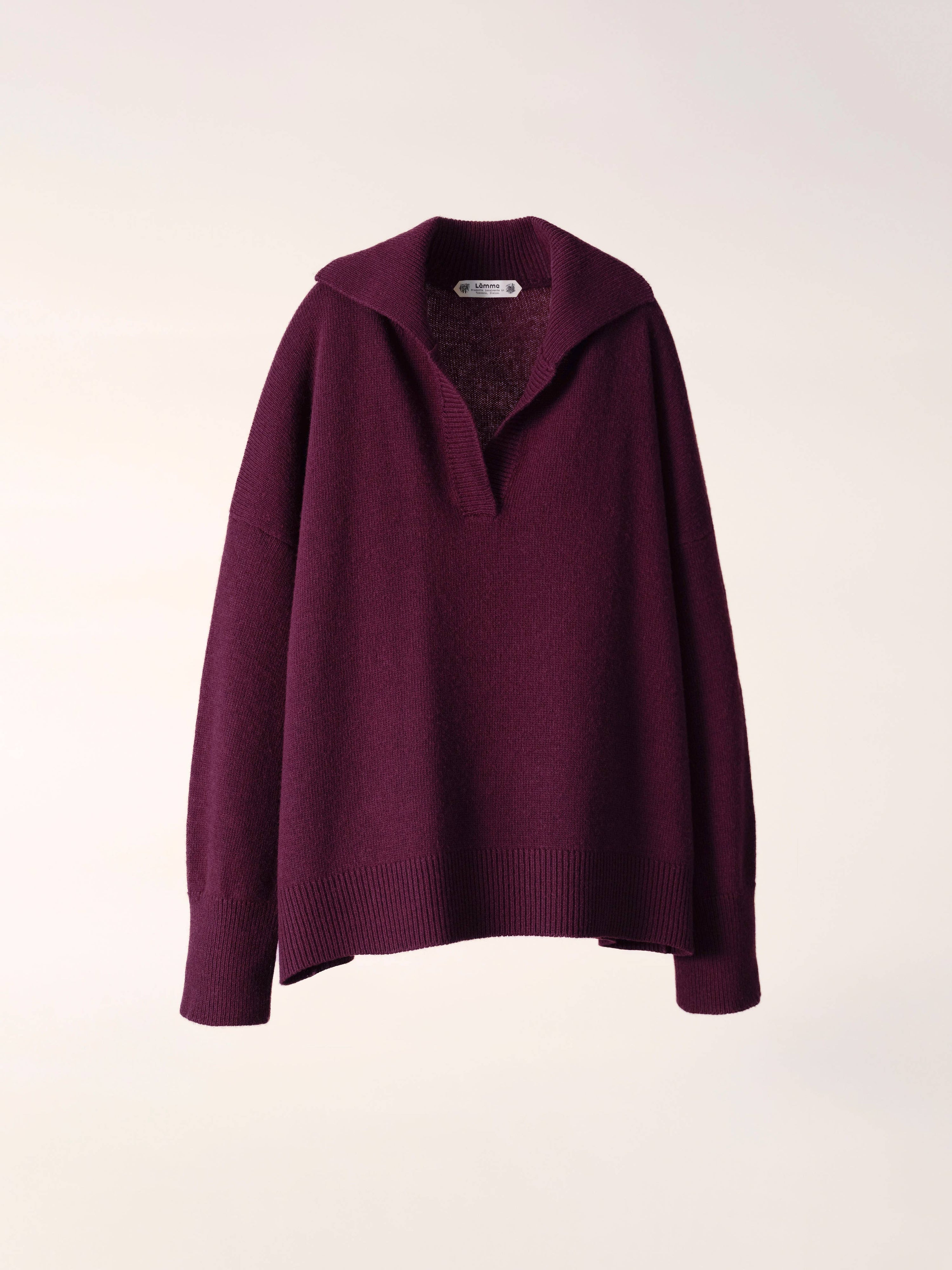 Wool &amp; Cashmere Polo Sweater