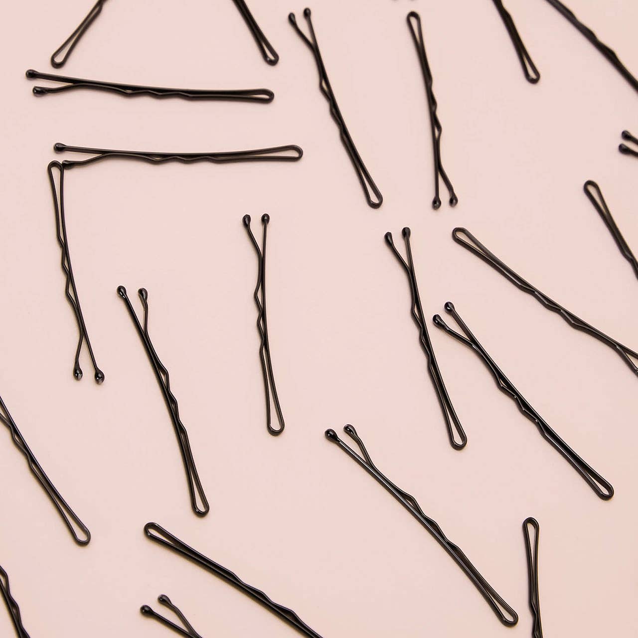 KITSCH | Haarklemmen – 45er-Pack (Schwarz)