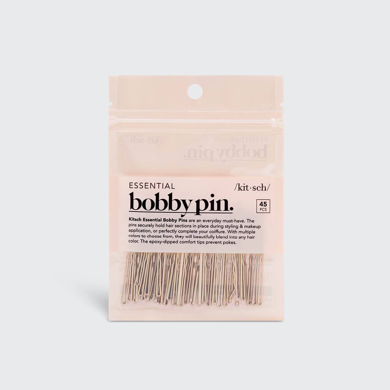KITSCH | Bobby Pins – 45-pack (guld)