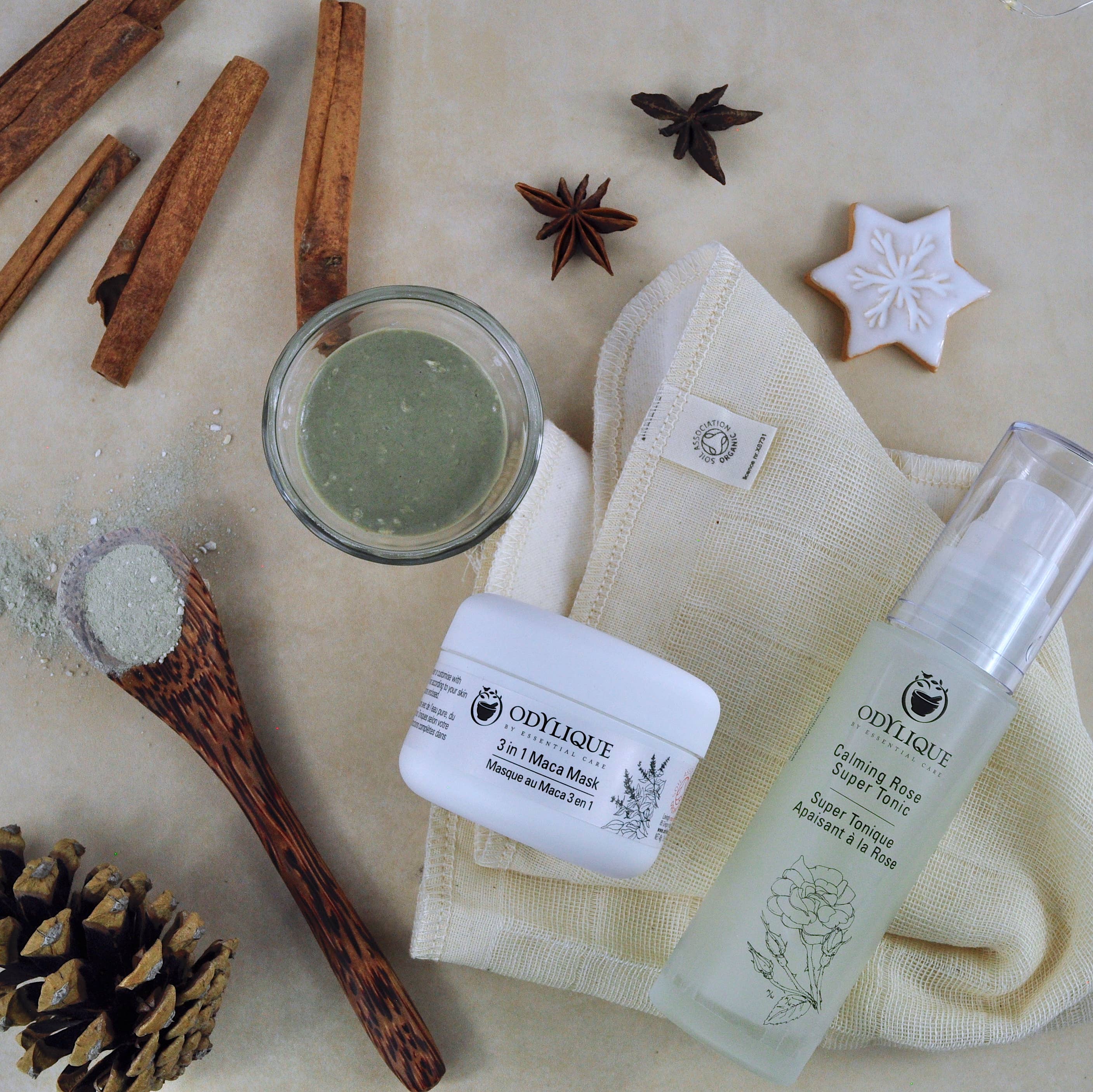3-in-1 Maca Maske – Entgiftende &amp; klärende Gesichtsmaske | Odylique