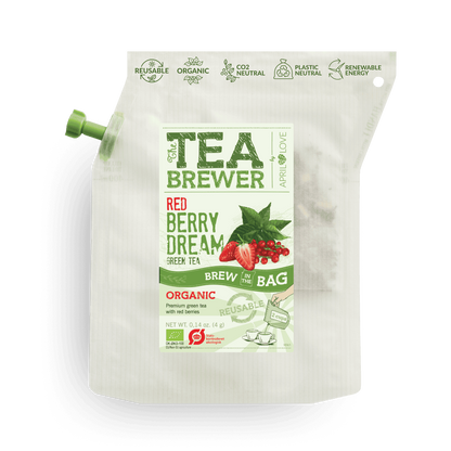 Ekologiskt grönt te med bär – Red Berry Dream | TeaBrewer