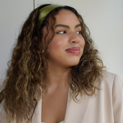 SYLKI Silk Headband Wide – Red