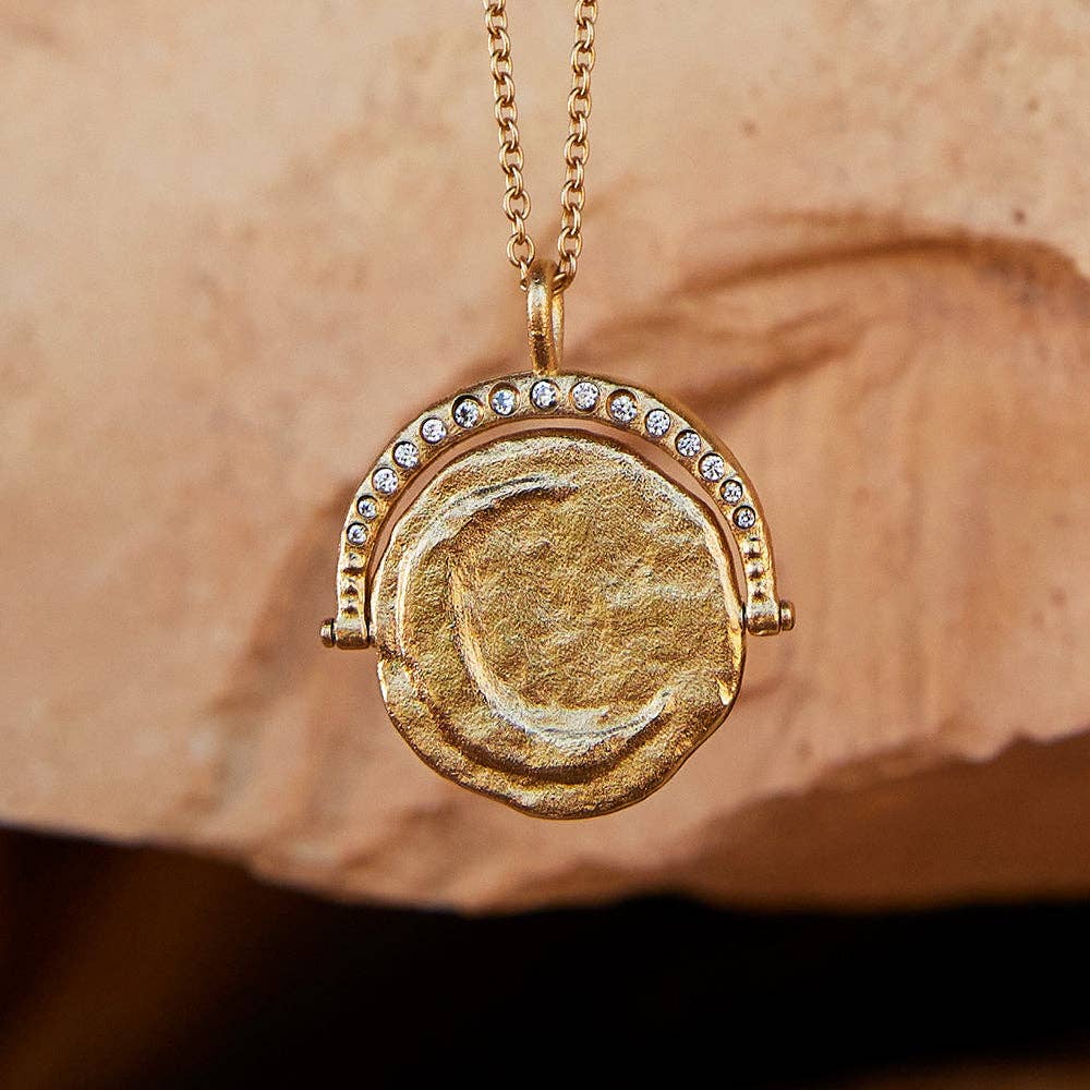Collier Sirius | Plaqué Or avec Finition Satinée