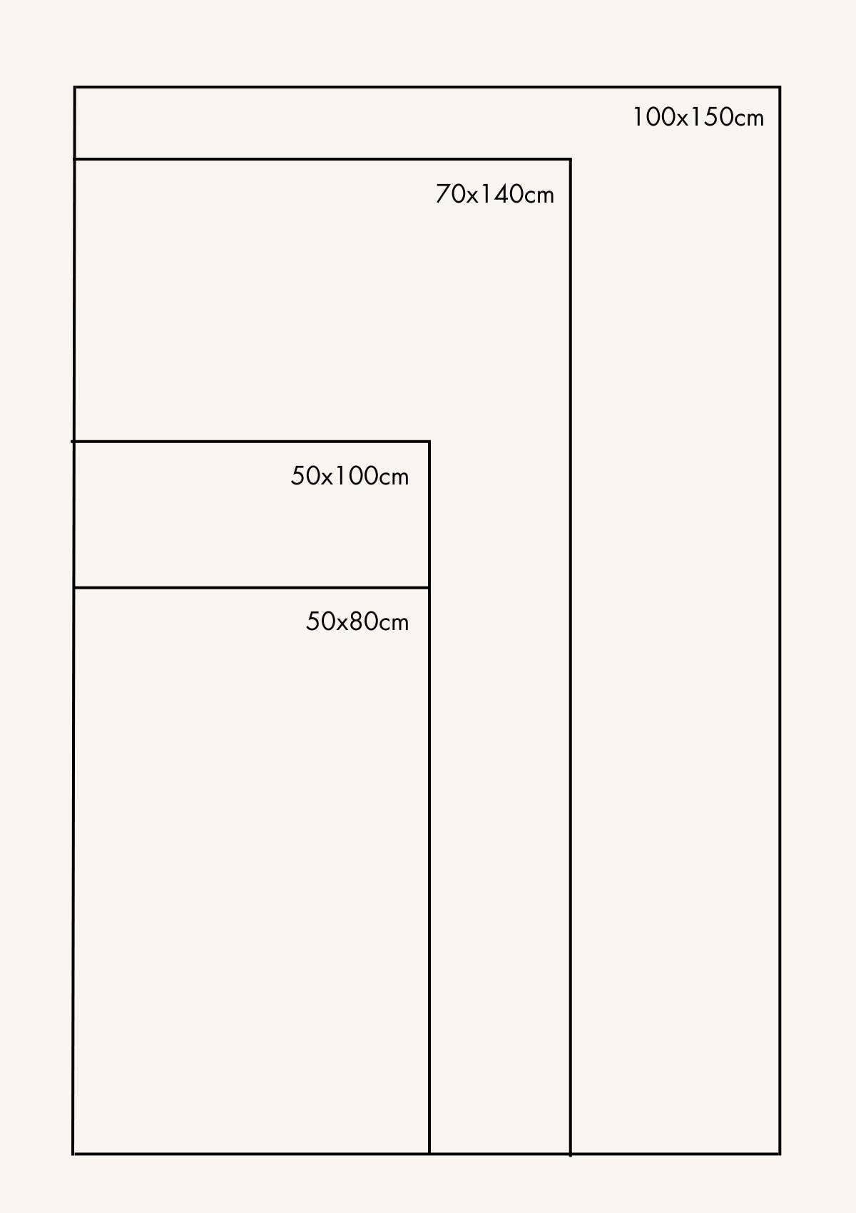 Vågigt badlakan i zero twist-bomull – Elfenben &amp; svart | Tomète