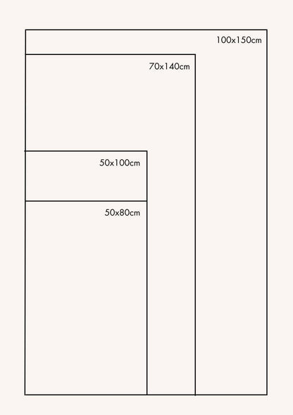 Vågigt badlakan i zero twist-bomull – Elfenben &amp; svart | Tomète