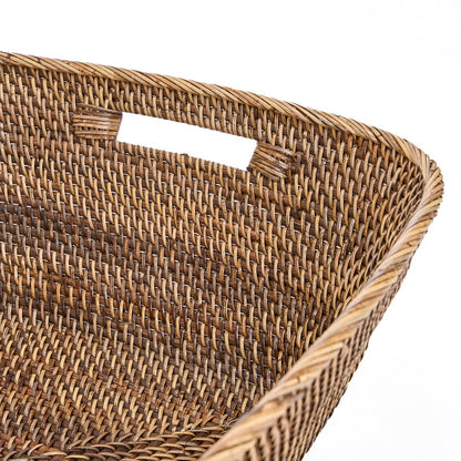 Hannah | Handflätad tvättkorg i Rotting (XL)