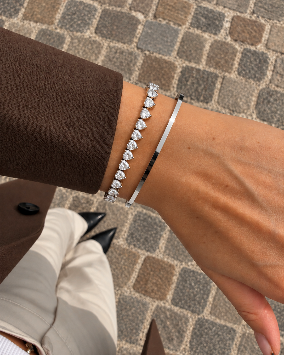 Lova Tennis Bracelet 4 mm – Silver | NAVA Copenhagen