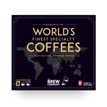 World’s Finest Coffees – presentbox 3 Coffeebrewer