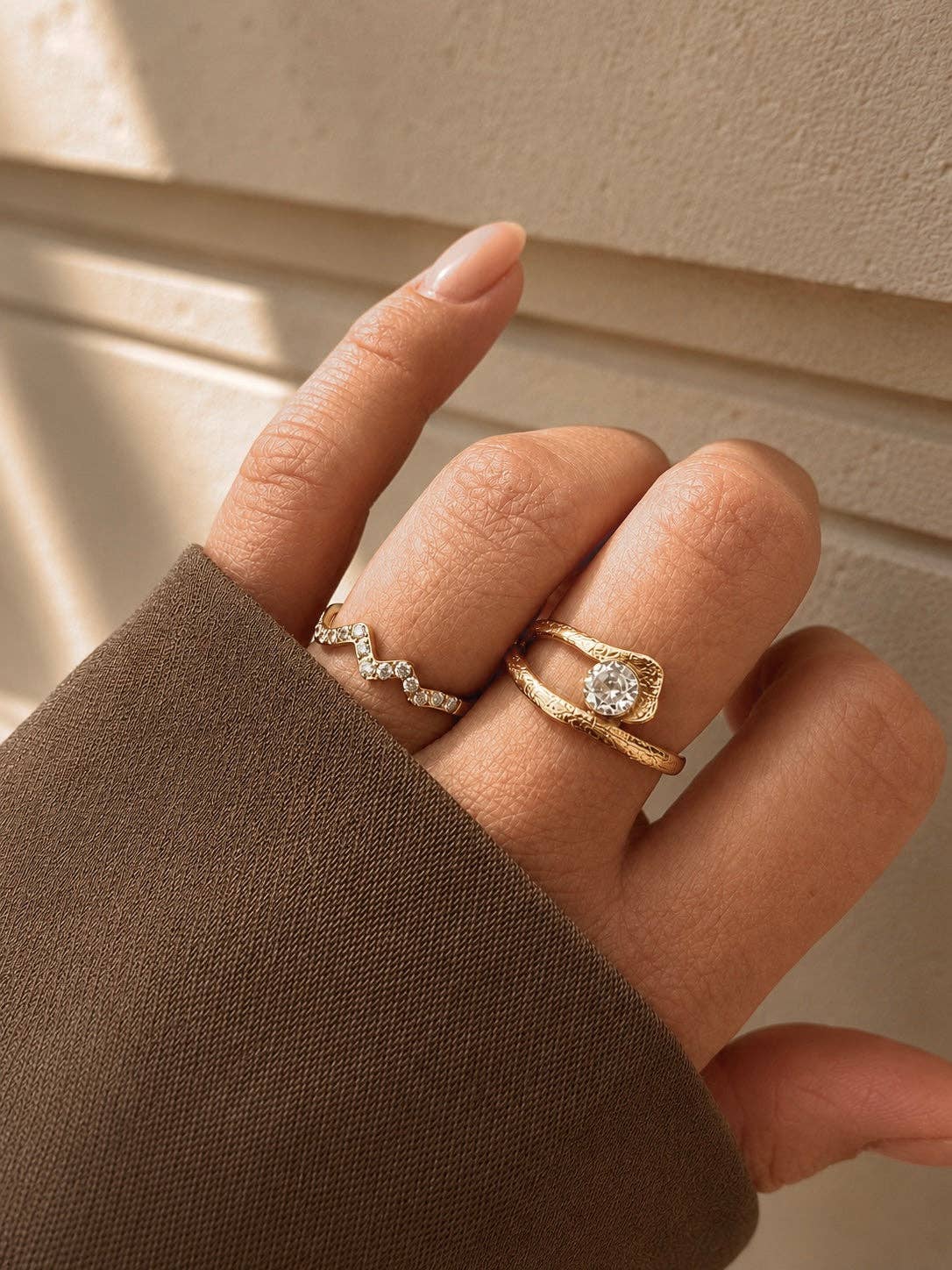 Larissa Ring – Gold Plated | NAVA Copenhagen