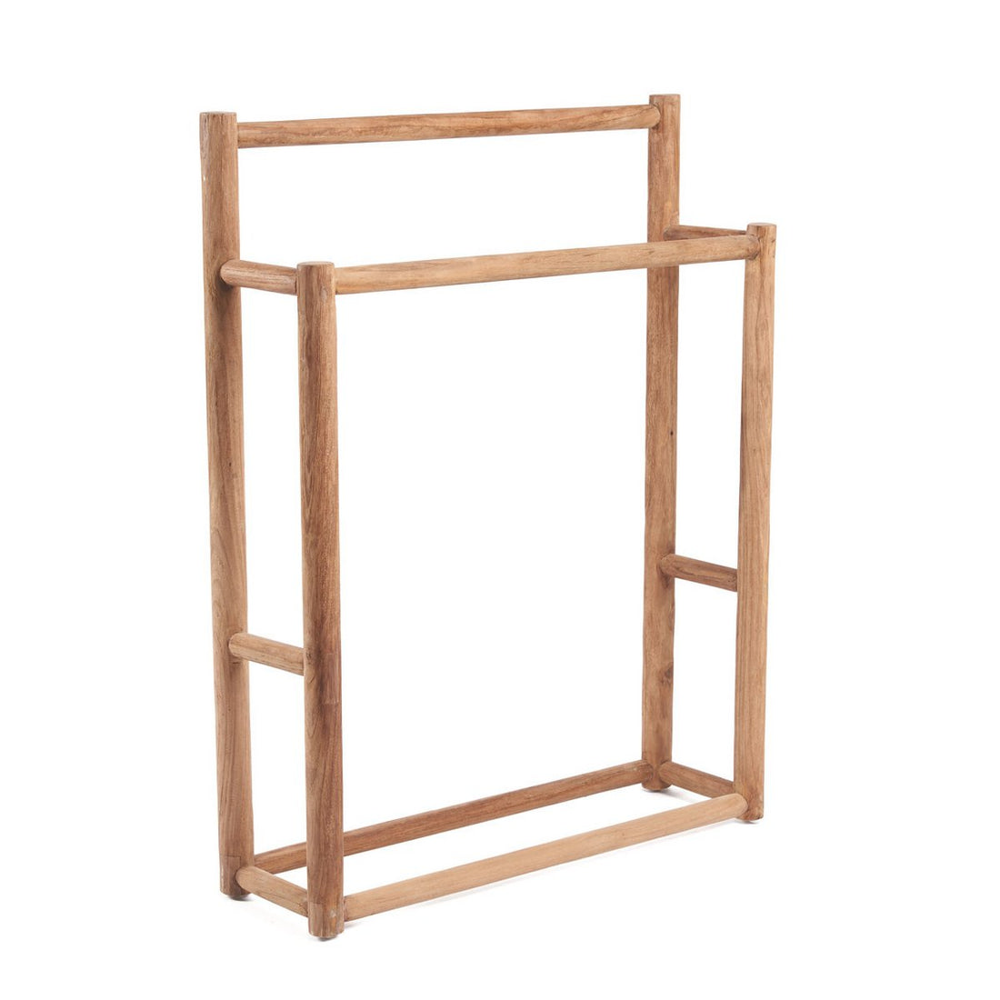 The Rustic Towel Hanger – handgjord handdukshängare i teakträ