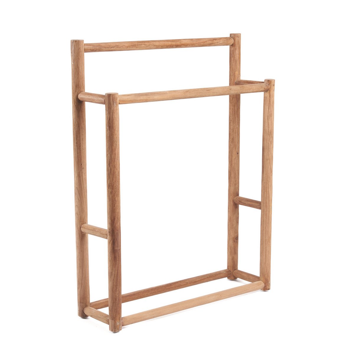 The Rustic Towel Hanger – handgjord handdukshängare i teakträ