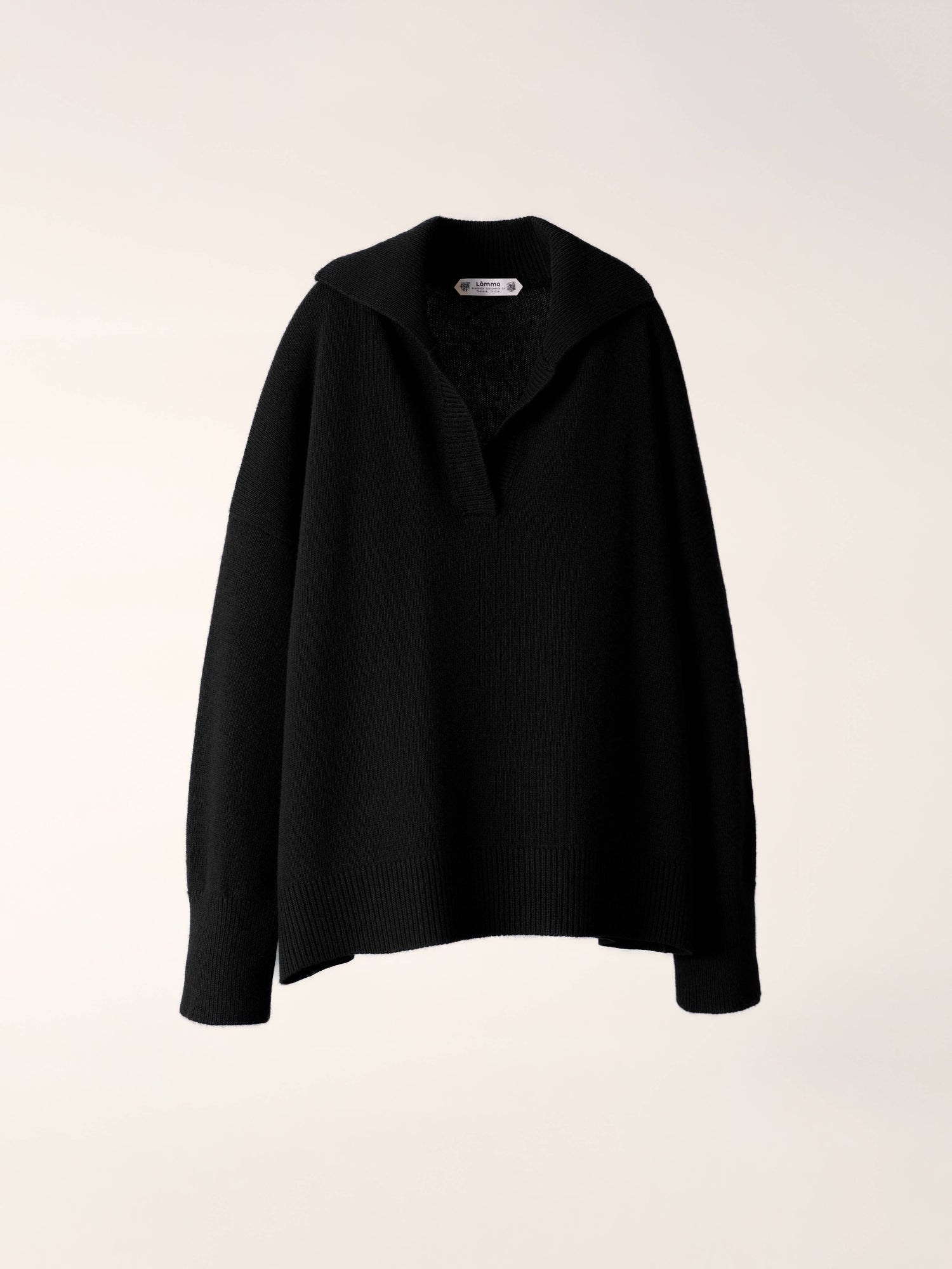 Wool &amp; Cashmere Polo Sweater