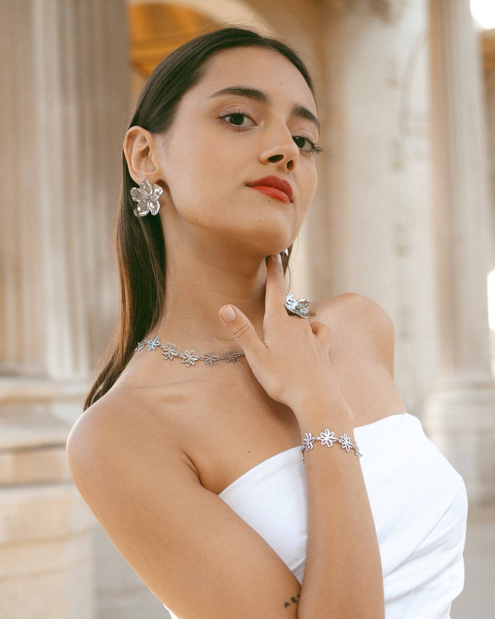 Linda blomma bracelet