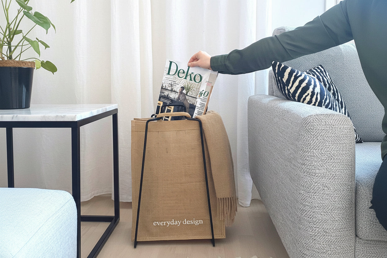 TURKU XL Jutesack – Recycling &amp; Aufbewahrung aus Jute