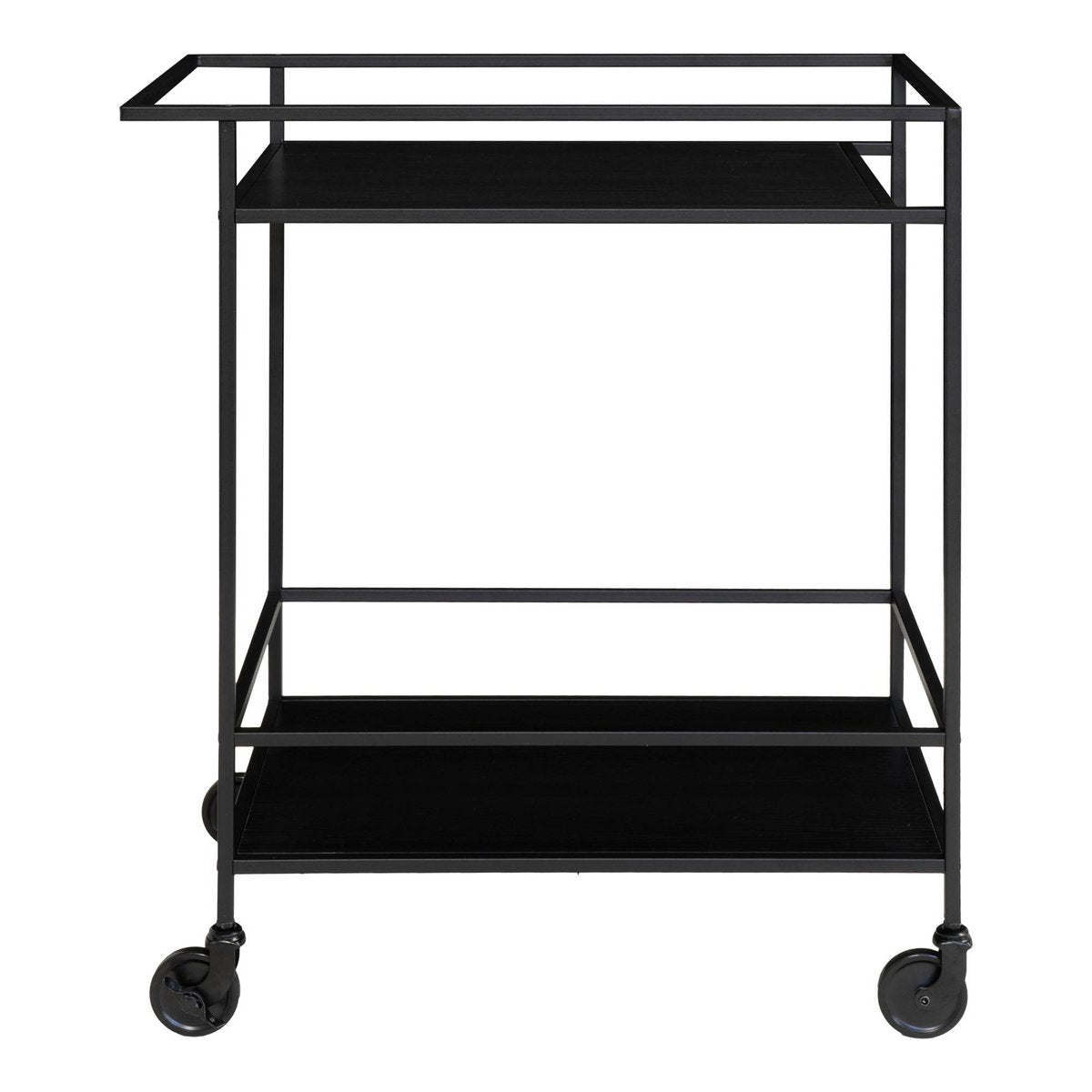 Vita Bar Trolley - svart serveringsvagn, 68x40x79cm